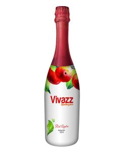 Nước Trái Cây Có Gas Vivazz Sparkling Juice Người Lớn Táo Đỏ (720ml)